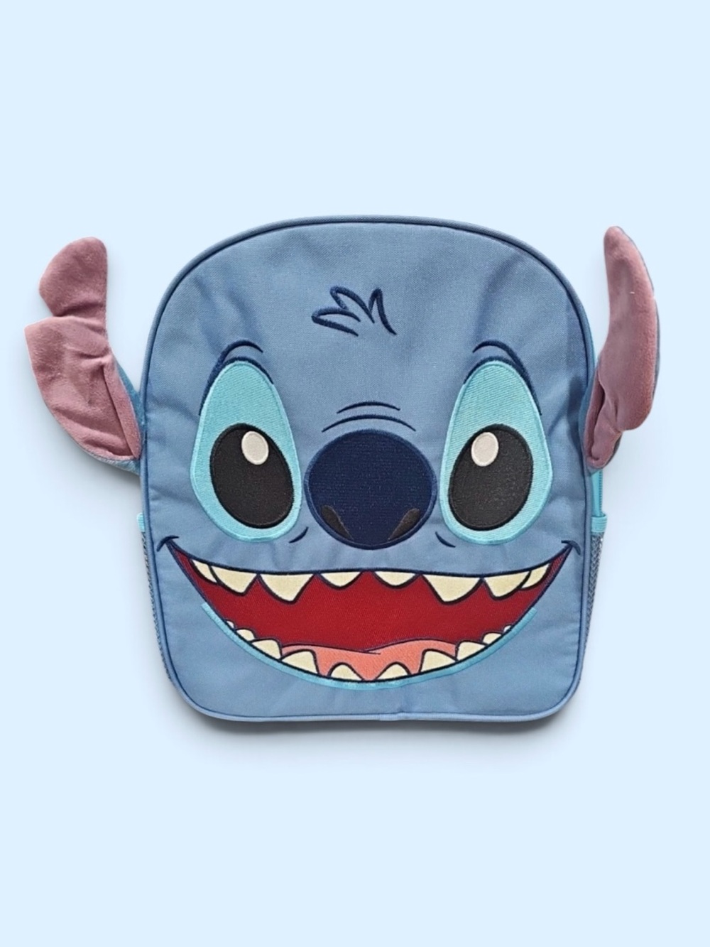 Disney Kids Blue Canvas STITCH Backpack - NWT